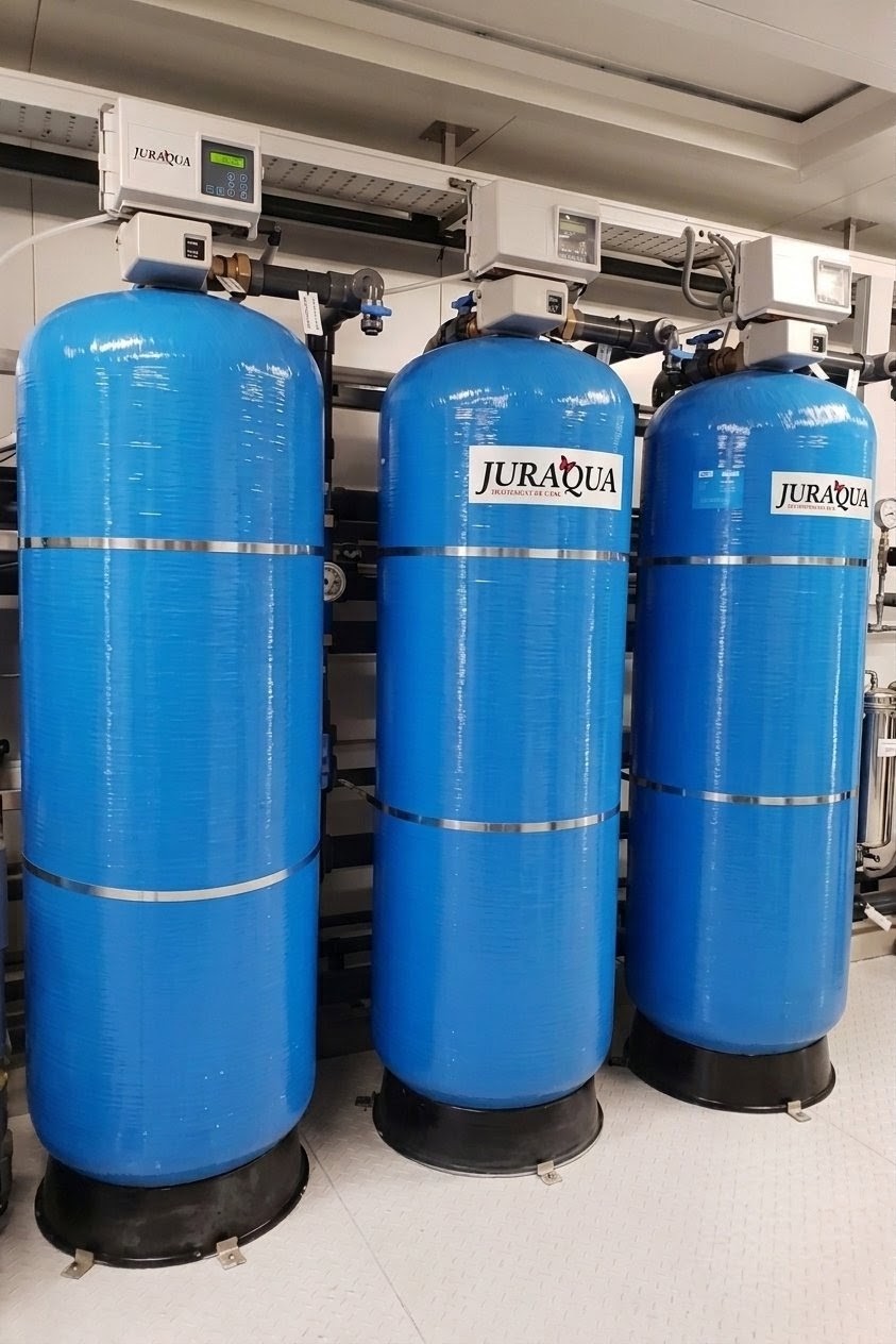 Traitement de l'eau collectif installé par Juraqua