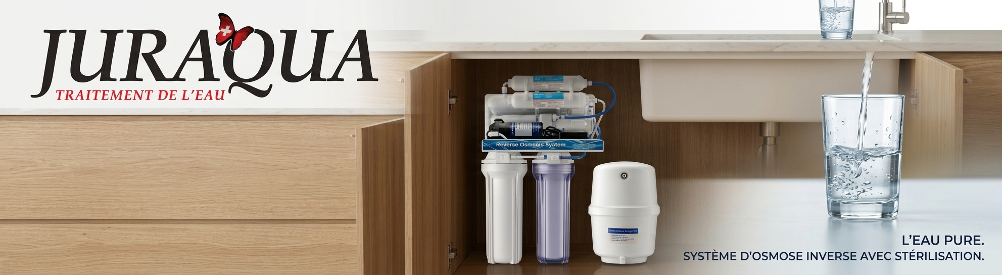 Système de filtration de l'eau installé par Juraqua