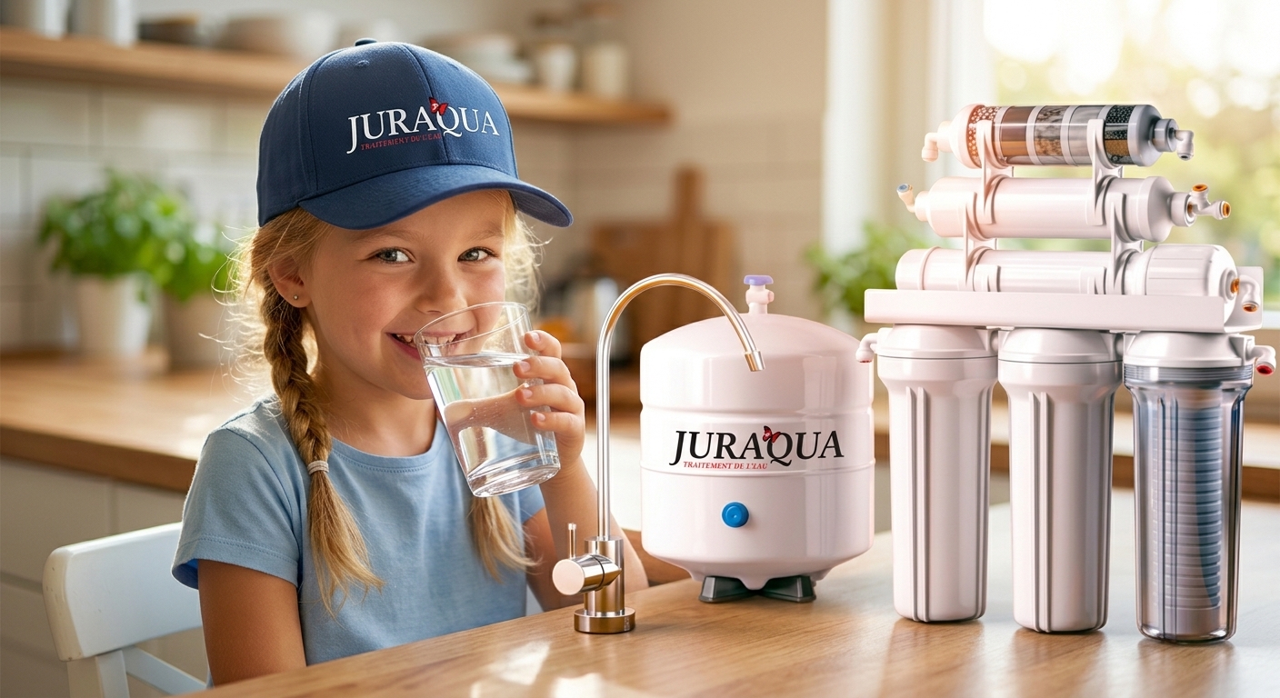 Osmoseur installé sous évier par Juraqua