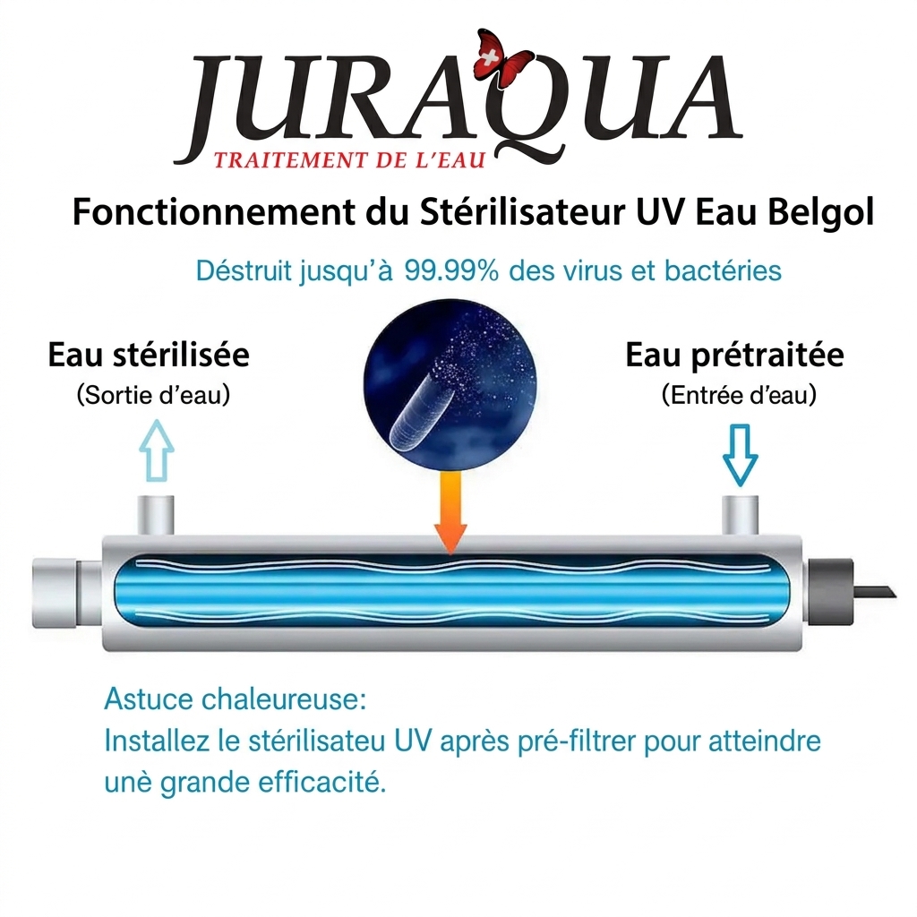 Lampe à ultraviolets pour le traitement de l'eau